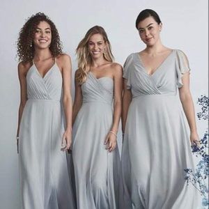 David’s Bridal Sage Bridesmaid dress
